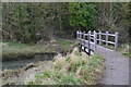 Footbridge near old mill ponds