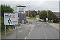 Approaching roundabout, A3064