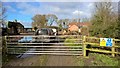 Gate to Somerby Low Farm