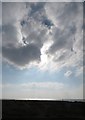 TM1512 : Beach & sky opposite Fir Way by Duncan Graham