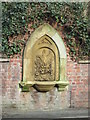 SJ3985 : Drinking  Water  fountain  dated  1871  Cressington  Station by Martin Dawes
