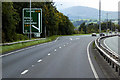 SH8177 : North Wales Expressway, Exit Sliproad at Junction 19 by David Dixon