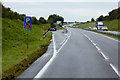 SH5071 : Layby on the North Wales Expressway, west of Llanfairpwllgwyngyll by David Dixon