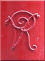 Victorian postbox, Newgate Street / Clayton Street, NE1 - royal cipher