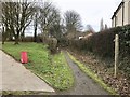 Footpath leading off A34