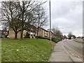 Council flats alongside the A34