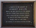 A tribute to Herbert Barlow