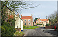 Road heading north through Whixley