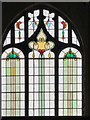 SJ9391 : Stained glass in George Lane United Reformed Church. by Gerald England