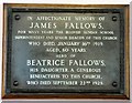 A tribute to James and Beatrice Fallows