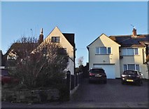 TL5102 : Houses on Epping Road, Toot Hill by David Howard