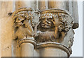 SK8608 : Carved capital, All Saints' church, Oakham by Julian P Guffogg