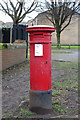 NZ2364 : "Anonymous" (Victorian) postbox, New Mills, NE4 by Mike Quinn