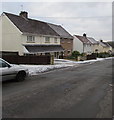 Dusting of snow, Bryn Eglwys, Croesyceiliog, Cwmbran