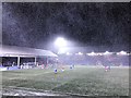 TL1997 : Peterborough v Walsall - First half blizzard by Richard Humphrey