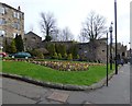 Flowerbeds in Springtime