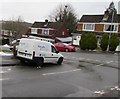 ST3090 : Keysafe Wales van on a Malpas corner, Newport by Jaggery