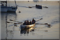 SX9372 : Evening rowing practice over, Teignmouth harbour by Robin Stott