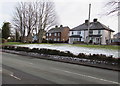 Patchy snow in Penyffordd, Flintshire