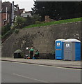 SU1869 : Portable public toilets, Oxford Street, Marlborough by Jaggery