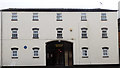 Leamington Spa: site of Blue Plaque - Satchwell Granary, New Street