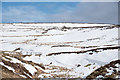 NY9941 : Snow in valley of Heathery Burn by Trevor Littlewood