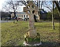 Carved wooden cross