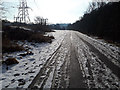 SE2634 : Icy road ahead by Stephen Craven