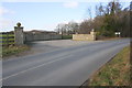 Entrance to YDM Ltd from minor road to Hackforth