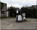 Old fuel pumps, Portskewett Garage, Portskewett