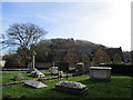 Churchyard and school, Symondsbury