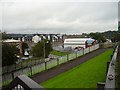 Town scene from the A53 near Etruria Park