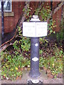 Milepost on the Trent & Mersey Canal