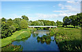SK2602 : The River Anker in Polesworth, Warwickshire by Roger  Kidd