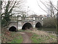 Uxbridge Road bridge over the River Brent at Hanwell