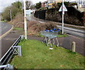 Abandoned supermarket trolleys near Penygarn, Pontypool