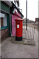 Post box on Market Place, Askern