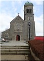 The western facade of the Sacred Heart Church, Cloghogue