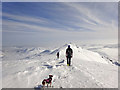 NN6218 : Winter Summit Stroll by Adam Ward