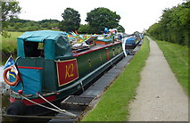 SD5921 : Narrowboats moored along the Leeds and Liverpool Canal by Mat Fascione