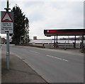 Warning sign - humps for 700 yards, The Highway, Croesyceiliog, Cwmbran