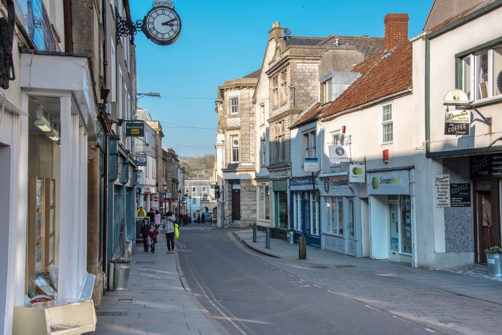 Shepton Mallet: Post Office Clock © Mr Eugene Birchall :: Geograph ...