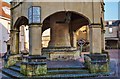 Shepton Mallet: Medieval Market Cross Mileage Sign