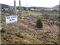 Houses on the Upper Fathom Road viewed from the junction with the Bog Road