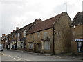 Derelict cottages facing down North Street