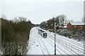 Rails in the snow