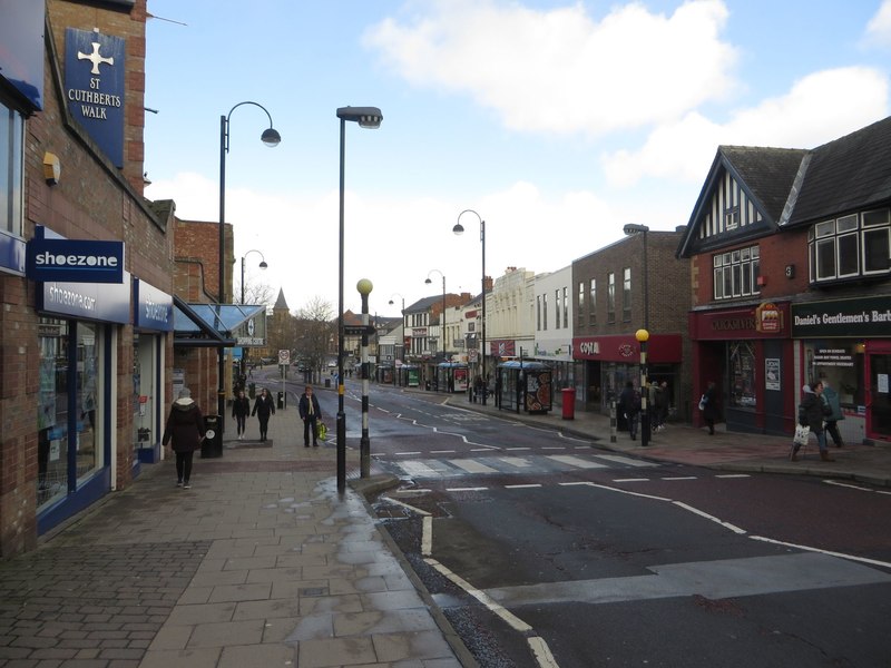 The centre of Chester-le-Street © Graham Robson :: Geograph Britain and ...