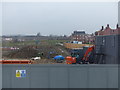 Construction work to the north of the Premier Inn at Kempston