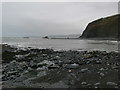 SN5988 : Small cove south of Borth by Eirian Evans