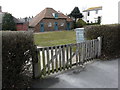 Recently restored outbuilding, Victoria Road